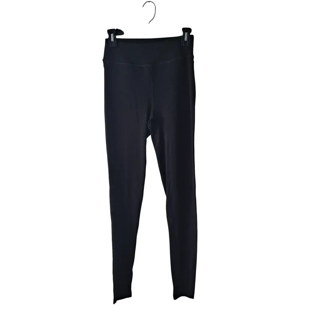 NWT Quince 100% Merino Wool Cold Weather Base Layer Leggings Black Women Size XS